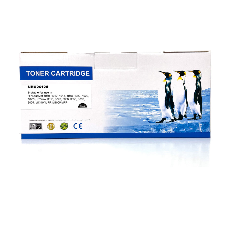 Compatible HP Q2612A (12A) Black Toner Cartridge