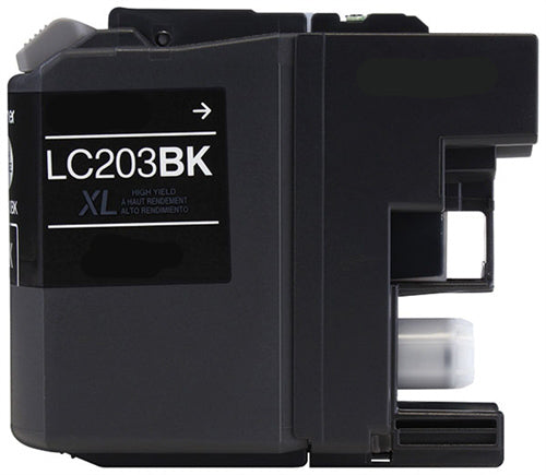 Compatible Brother LC203, LC201 Inkjet Cartridge 4 Colors (Black, Cyan, Magenta, Yellow)