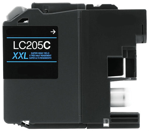 Compatible Brother LC207/LC205 Inkjet Cartridge 4 Colors (Black, Cyan, Magenta, Yellow)