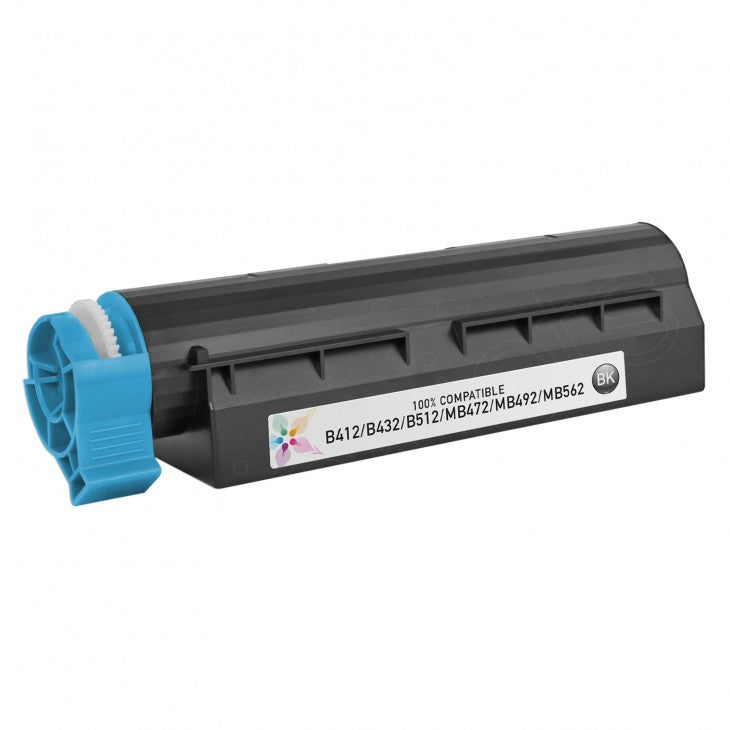 Compatible Okidata 45807101 Black Toner Cartridge