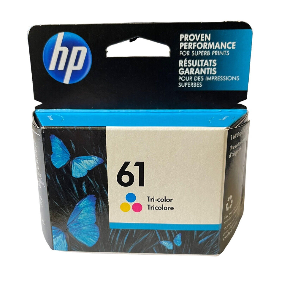 Genuine HP 61 Tri-Color Ink Cartridge CH562W CH562WN