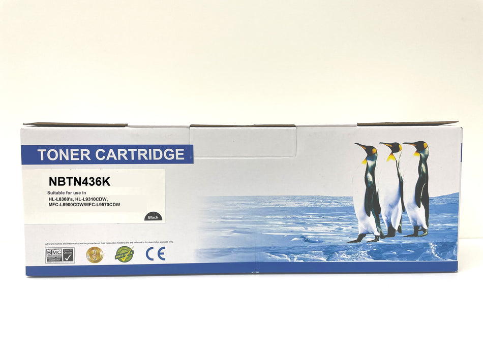 Compatible Brother TN-436 TN436 (TN436BK TN436C TN436M TN436Y) Color Toner Cartridges