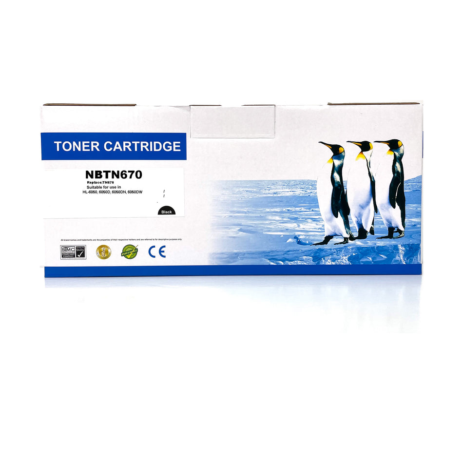 Compatible  Brother Standard Tn-670 Tn670 Toner cartridge