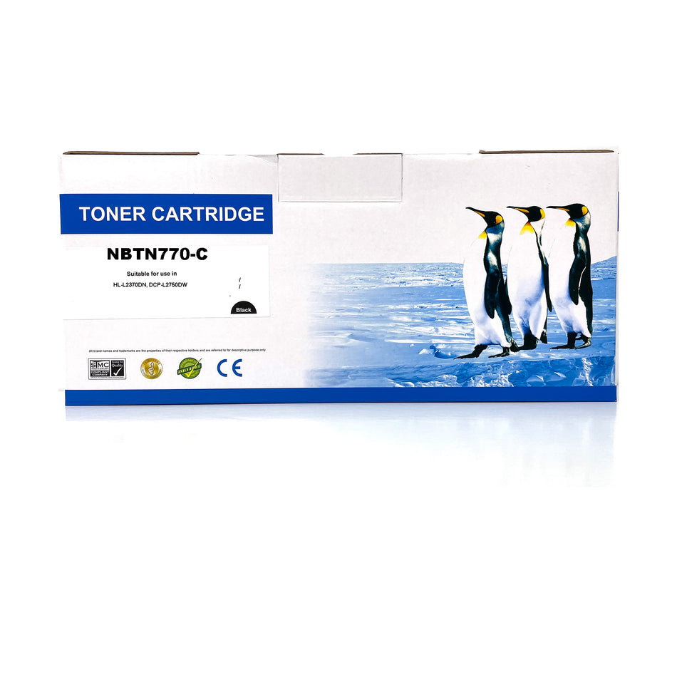 Compatible  Brother High Yield TN-770 Toner Cartridge